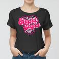 Stupid Cupid Anti Valentine Groovy Valentine Checker Heart Women T-shirt