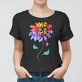 Sunflower Autism Awareness Be Kind Puzzle Mom Support Kids Women T-shirt