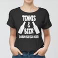 Tennis Und Bier Tenniscamp Tennistrainer Tenniscamp Frauen Tshirt