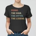The Name Is Pedro The Man Myth And Legend Varsity Style Women T-shirt