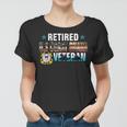 Us Coast Guard Veteran Retired Vintage American Flag Women T-shirt