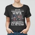 Us Veteran Wife Veterans Day Us Patriot Patriotic Women T-shirt