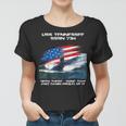 Uss Tennessee Ssbn-734 American Flag Submarine Veteran Xmas Women T-shirt