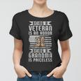 Veteran Honor Grandma Priceless American Veteran Grandma Women T-shirt