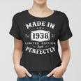 Vintage 1938 Made In 1938 85 Geburtstag Mann Frau 85 Jahre V2 Frauen Tshirt