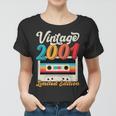 Vintage 2001 Wedding Anniversary Born In 2001 Birthday Party Women T-shirt
