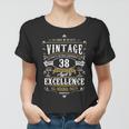Vintage 38. Geburtstag Frauen Tshirt für Männer, Langarm Retro Look