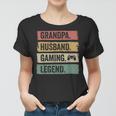 Vintage Ehemann Opa Gaming Legende Gamer Opa Frauen Tshirt