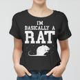 Vintage Rattenliebhaber Frauen Tshirt, Nagerbesitzer Maus Motiv