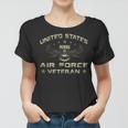 Vintage Usa Flag Proud Us Air Force Veteran For Men Women Women T-shirt
