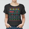 Weihnachts Feuerwehrauto Feuerwehrmann Frauen Tshirt