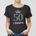Womens 50 And Fabulous 1969 50Th Birthday Gift Tank Top Women T-shirt