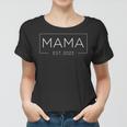 Womens Mama Est 2023 Promoted To Mommy Mothers Day 2023 Women T-shirt