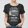 Womens My Dad Is A Sailor Aboard The Uss Nimitz Cvn 68 Women T-shirt