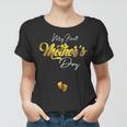 Womens My First Mothers Day Pregnancy Announcement Shirt Mom To Be V2 Women T-shirt