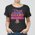 Womens Proud Us Coast Guard Grandma Dog Tags Military Grandmother Women T-shirt