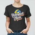 Womens Retro Volleyball Mom Funny Vintage Softball Mom Mothers Day Women T-shirt