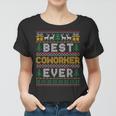 Xmas Matching Best Coworker Ever Ugly Christmas Sweater Women T-shirt