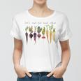 Retro Lets Root For Each Other Cute Veggie Funny Vegan  Women T-shirt