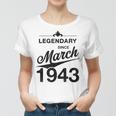 80 Geburtstag 80 Jahre Alt Legendär Seit März 1943 V2 Frauen Tshirt