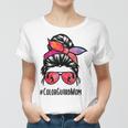 Color Guard Mom Messy Bun Marching Band School Mommy Mother Women T-shirt