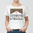 Cowboys And Tequila Western Funny Tequila Drinking Lover Women T-shirt