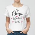 Damen Ich Werde Oma 2022 Loading Schwangerschaft Verkündung Frauen Tshirt