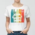 Feuerwehr Alarm Ich Bin 4 Jahre Retro Frauen Tshirt für Kindergeburtstag