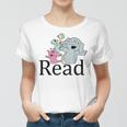 Funny Library Teacher Read Book Club Piggie Elephant Pigeons Women T-shirt