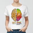 Funny Pi Day Left Vs Right Brain Pie Math Geek Gifts Women T-shirt