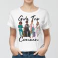 Girls Trip Cancun For Melanin Afro Black Vacation Women Women T-shirt