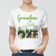 Grandma Of The Wild One | Zoos Happy Birthday Jungle Animal Women T-shirt