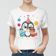 Kinder Pinguin-Party 9. Geburtstag Frauen Tshirt, Pinguin Mottoparty Outfit