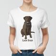 Lab Dad Chocolate Labrador Retriever Dog Lover Women T-shirt