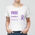 Land Of The Free Because My Daddy Is Brave Militarychild Women T-shirt