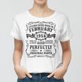 Legenden Februar 1958 Geburtstag Frauen Tshirt, Vintage 65 Mann