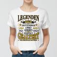 Legenden September 1983 Geburtstag Frauen Tshirt, Witzig 40 Jahre