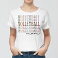 Leopard Volleyball Mom Volleyball Lover Volleyball Game Day Women T-shirt