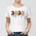 New Years Eve Party Supplies Nye 2023 Happy New Year Retro Women T-shirt