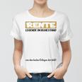 Rente Legende Im Ruhestand Kollegen Abschied Unterschreiben Frauen Tshirt