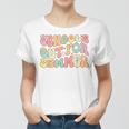 Retro Groovy Schools Out For Summer Graduation Teacher Kids Women T-shirt