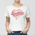 Teaching Sweethearts Checkered Heart Valentines Day Teacher Women T-shirt