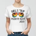 Womens Girls Trip Puerto Rico 2023 Sunglasses Summer Vacation Women T-shirt