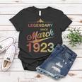 100 Geburtstag 100 Jahre Alt Legendär Seit März 1923 V5 Frauen Tshirt Lustige Geschenke