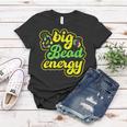 Big Bead Energy Carnival Funny Vintage Mardi Gras  Women T-shirt