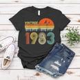 40Th Birthday Gift Vintage 1983 Retro Bday 40 Years Old Women T-shirt Funny Gifts