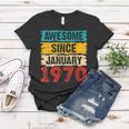 53 Year Old Awesome Since Januar 1970 53 Geburtstag Geschenke Frauen Tshirt Lustige Geschenke