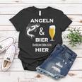 Angeln Und Bier Darum Bin Ich Hier Frauen Tshirt Lustige Geschenke