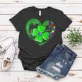 Autism Awareness Clover Shamrock Autism Mom St Patricks Day Women T-shirt Funny Gifts