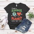 Be Kind Planet Save Earth Day Retro Groovy Environment Women T-shirt Unique Gifts